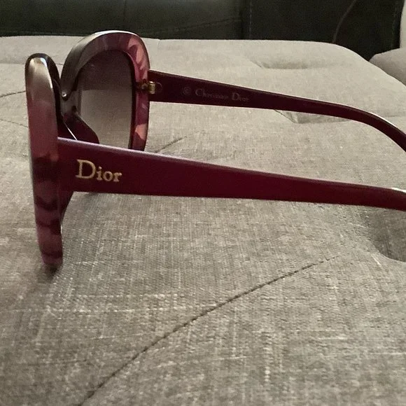 Christian Dior Tie Dye1 Sunglasses in purple flower frame